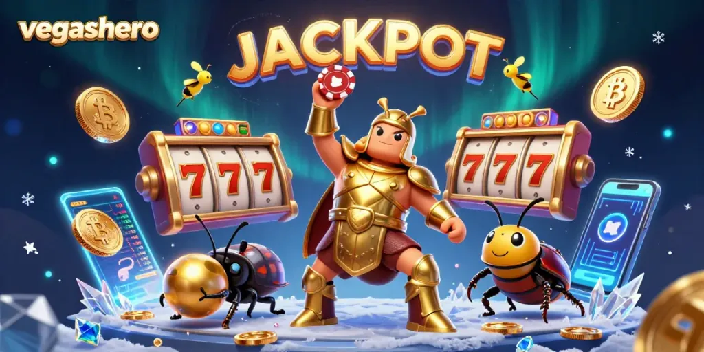 Boost your wins at vegashero with a vibrant illustration of gaming excitement and strategy.