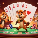 Play at Lolajack geen KYC casino with vibrant casino characters and a lively atmosphere.